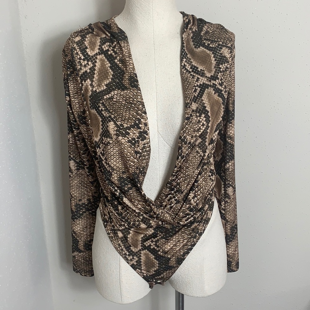 Zara Deep-V Bodysuit